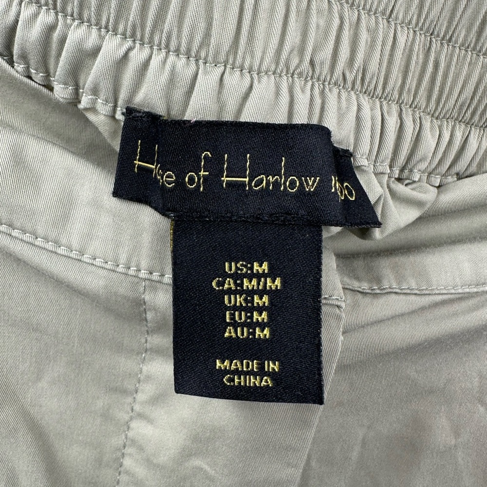 House of Harlow 1960 Cargo Wide Leg Pants Size‎ Medium Women's Sage Green - Picture 3 of 4